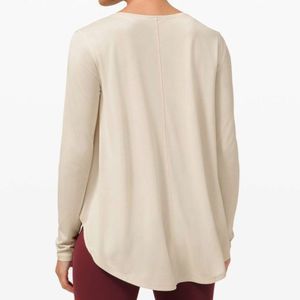 Lululemon Draped Bum Covering Long Sleeve